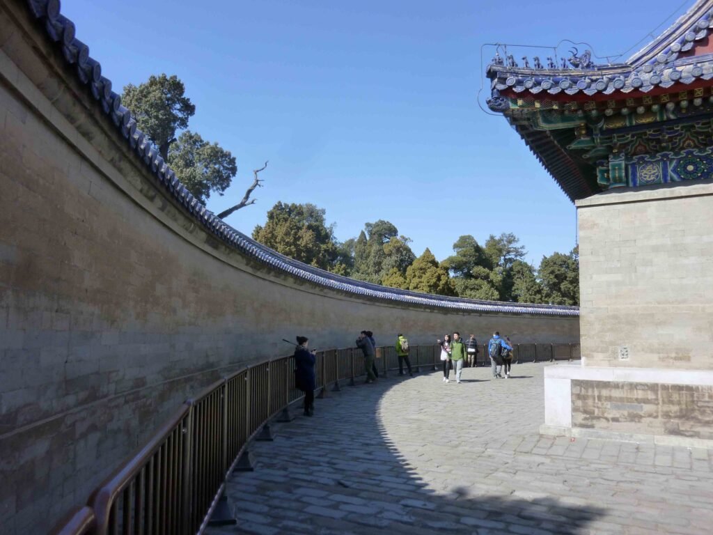 The Echo Wall in the Imperial Vault of Heaven at The Temple of Heaven