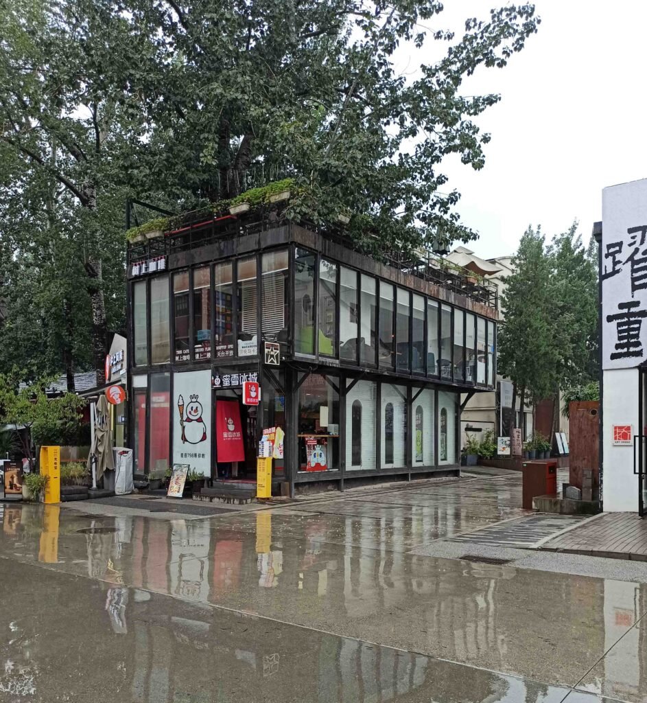 Tree Cafe opposite UCCA in 798 Art District