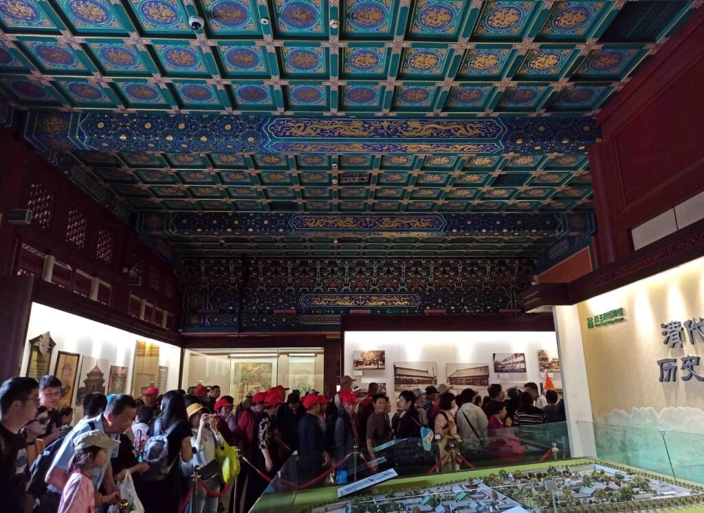 Museum displays at Prince Gong's Mansion