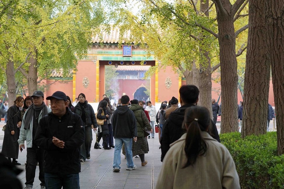 Zhaotai Gate at the Lama Temple, Beijing. 